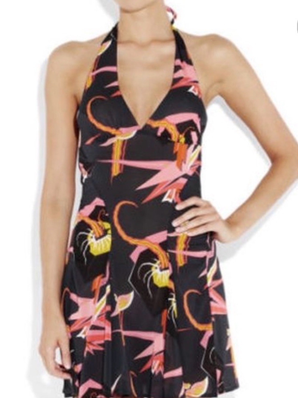 Orchid Agent Provocateur Halter Neck Slip & Brief Set